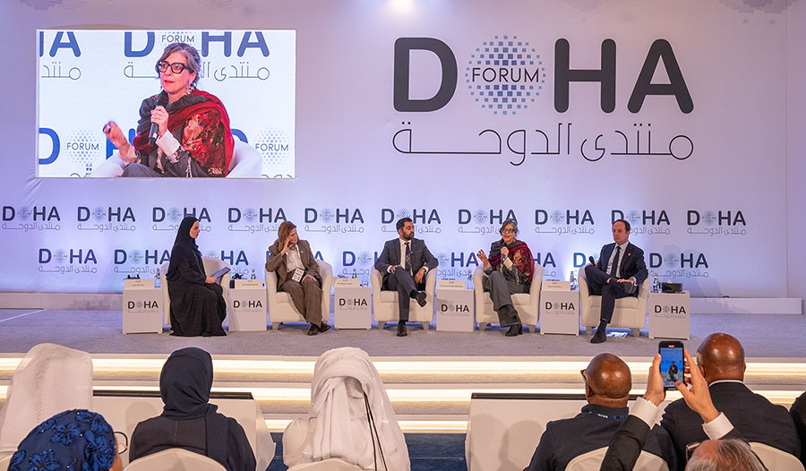 The panel featured a distinguished lineup of leaders and experts. Opening remarks were delivered by H.E. John Dramani Mahama, President of the Republic of Ghana. The keynote address was delivered by H.E. Dr Mohammed bin Abdulaziz Al-Khulaifi, Minister of State at the Ministry of Foreign Affairs, State of Qatar. 