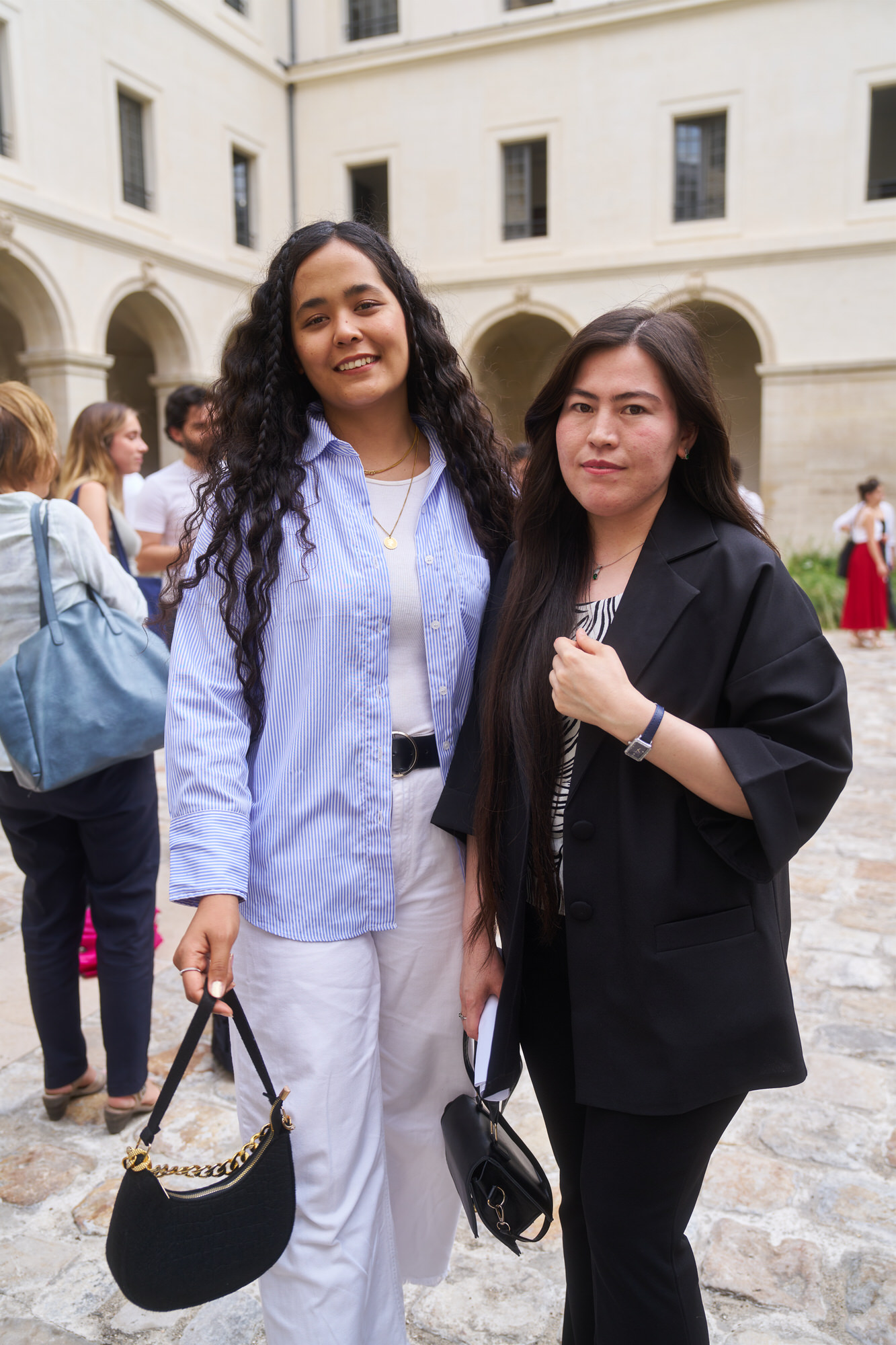 Fatema and friend in Paris