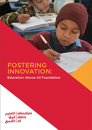 Cover of the Fostering Innovation by Education Above All