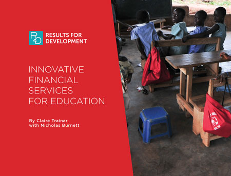 Innovative Financial Services for Education