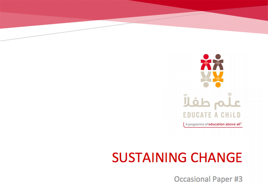 Sustaining Change - Occasional Paper #3