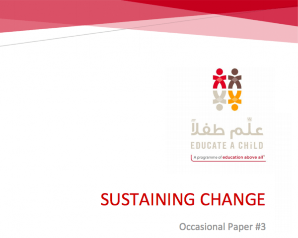 Sustaining Change - Occasional Paper #3